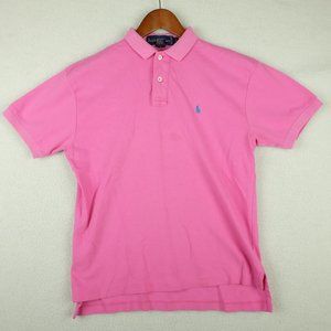 Polo Ralph Lauren Womens Polo Shirt Small Pink Vintage Preppy Golf Pony 80s
